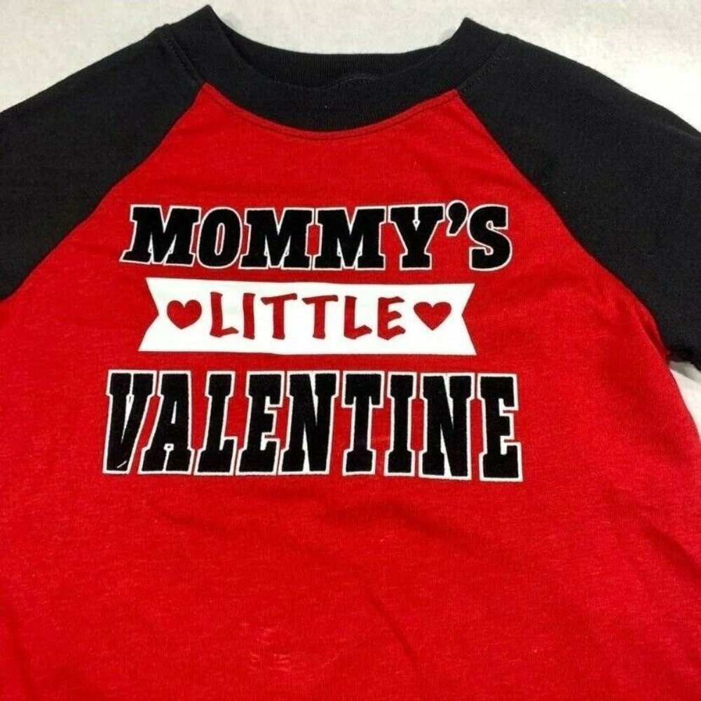 Infant Toddler Boys Size 3T Mommy's Little Valentines Shirt